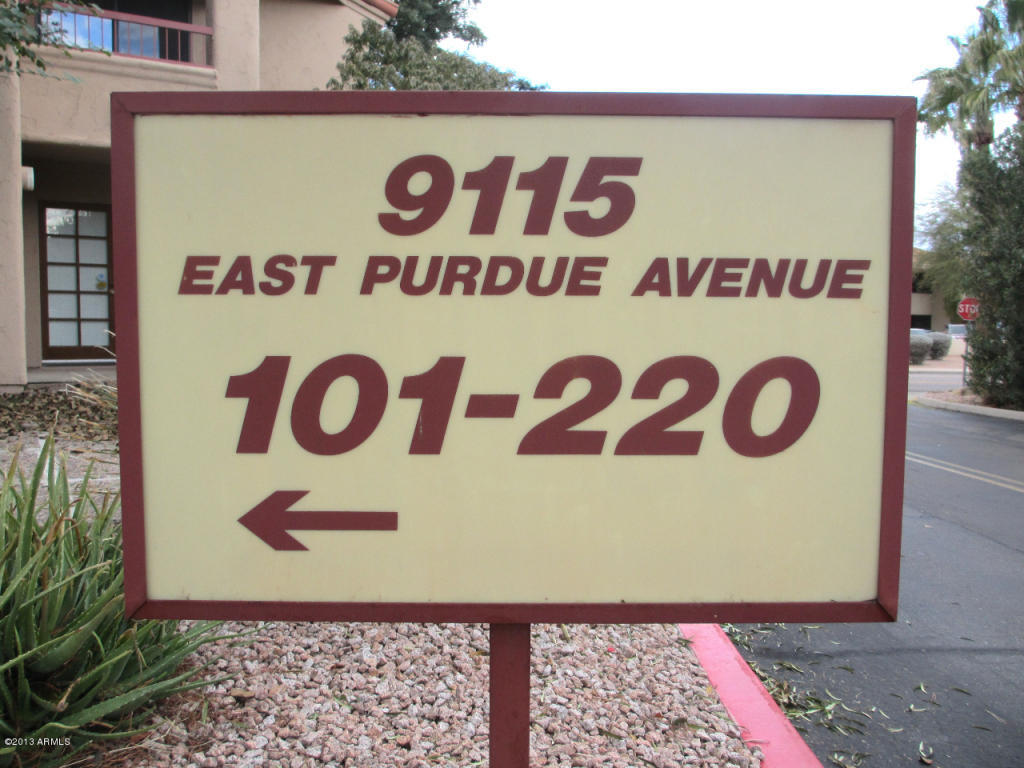 Property Photo: 9115 E Purdue Avenue 107 AZ 85258