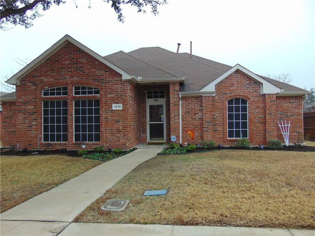 Property Photo:  1436 Mayflower Lane  TX 75077 