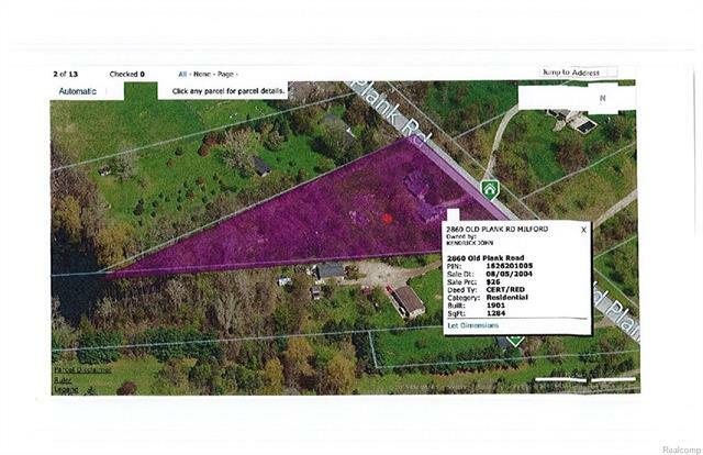 Property Photo: 2860 Old Plank Road MI 48381