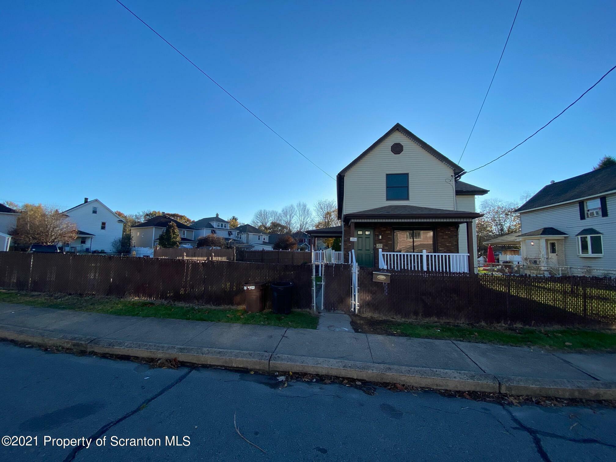 Property Photo:  217 Elm Street  PA 18519 