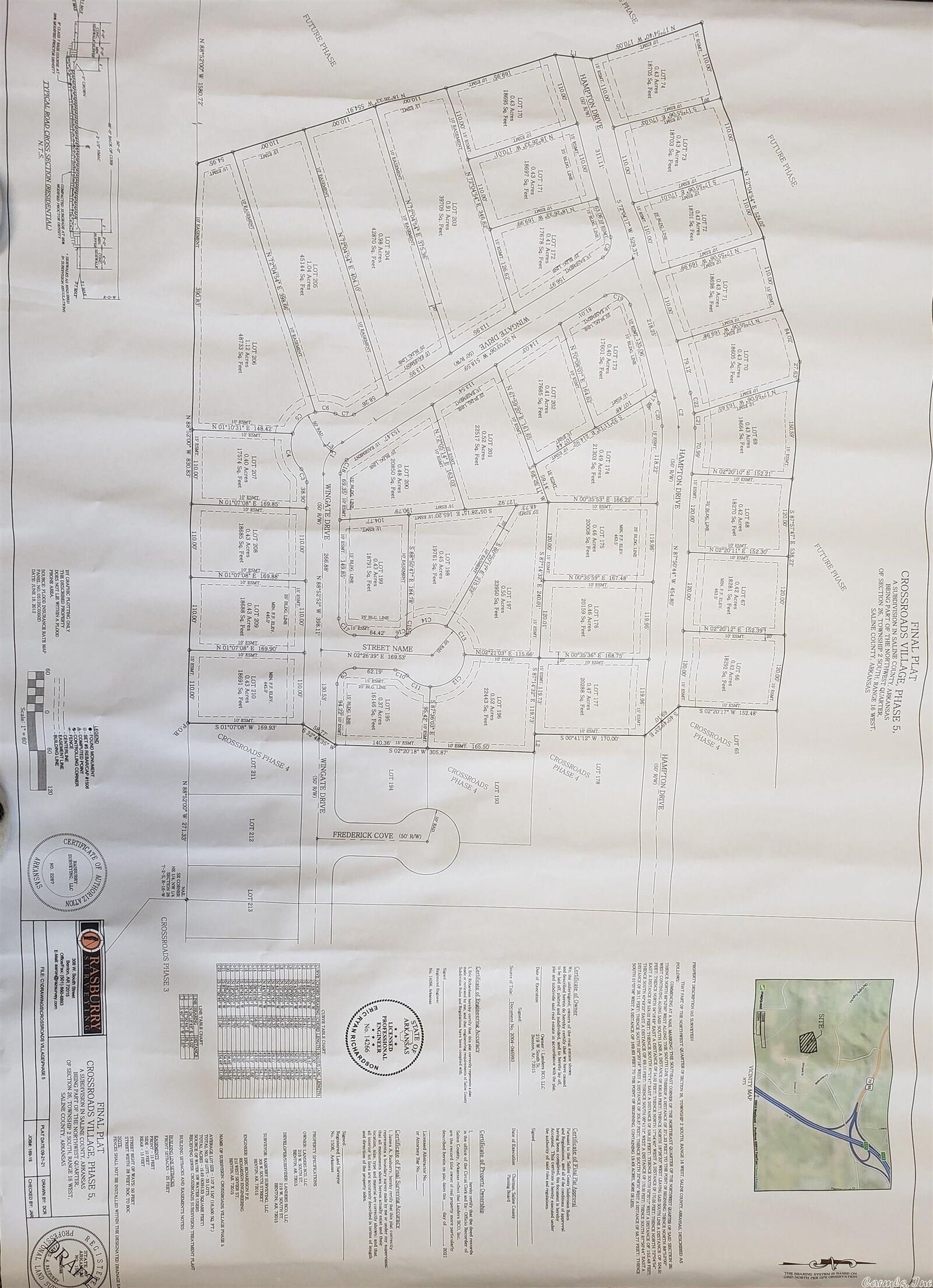 Property Photo: Lot 172 Crossroads Village AR 72019