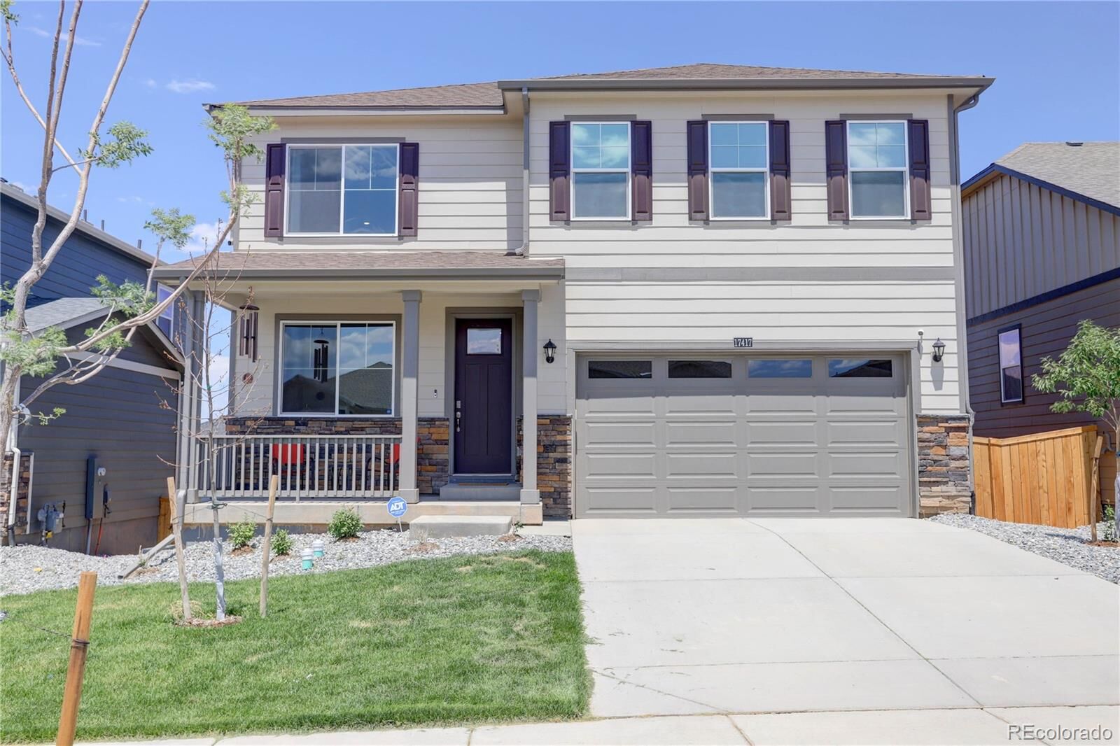 Property Photo: 17417 Red Cosmos Point CO 80134