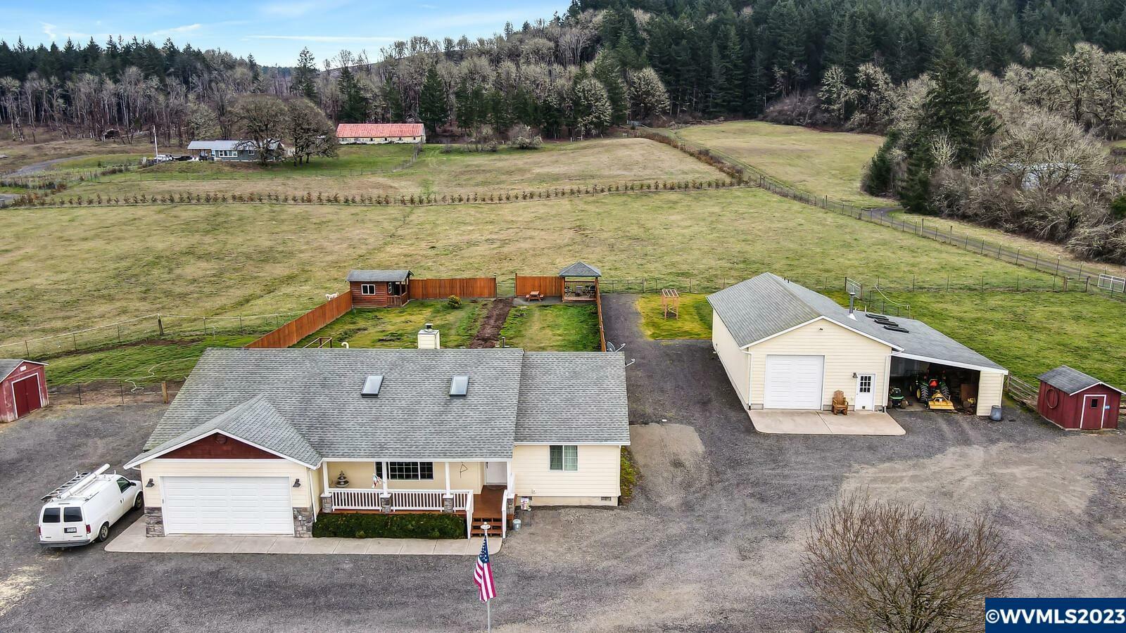 Property Photo:  18855  SW Willamina Creek Rd  OR 97396 