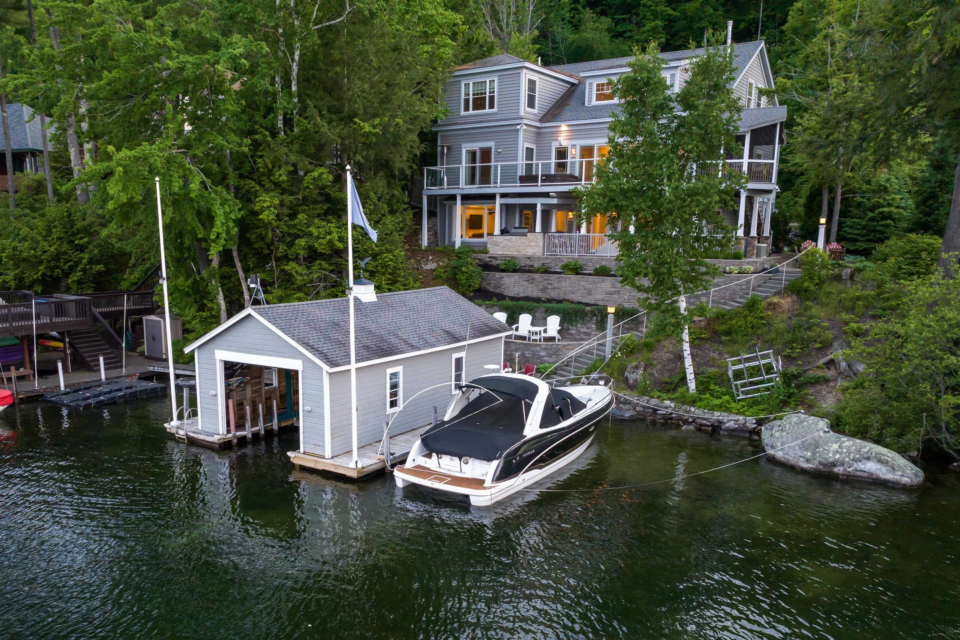 Property Photo:  134 Black Point Road  NH 03810 