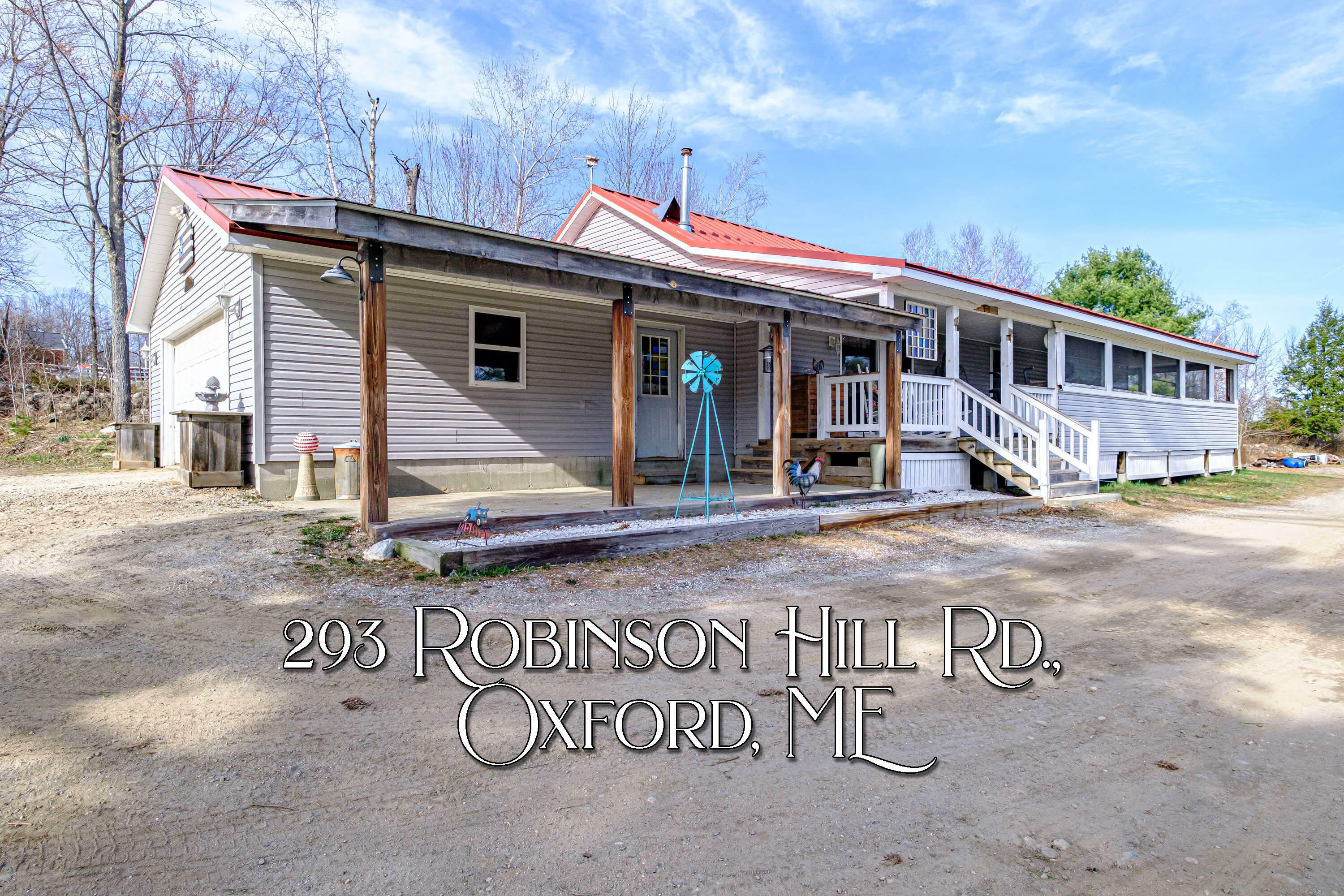 Property Photo:  293 Robinson Hill Road  ME 04270 