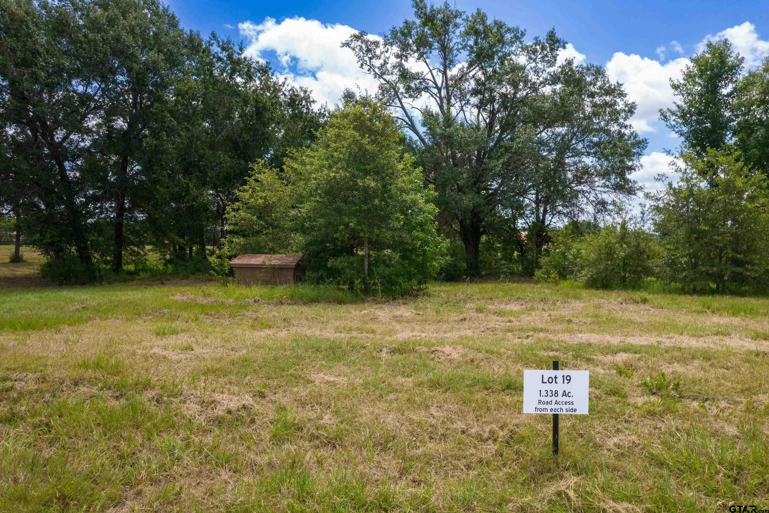 Property Photo:  Tbd Lot 19 Carolina Way  TX 75455 