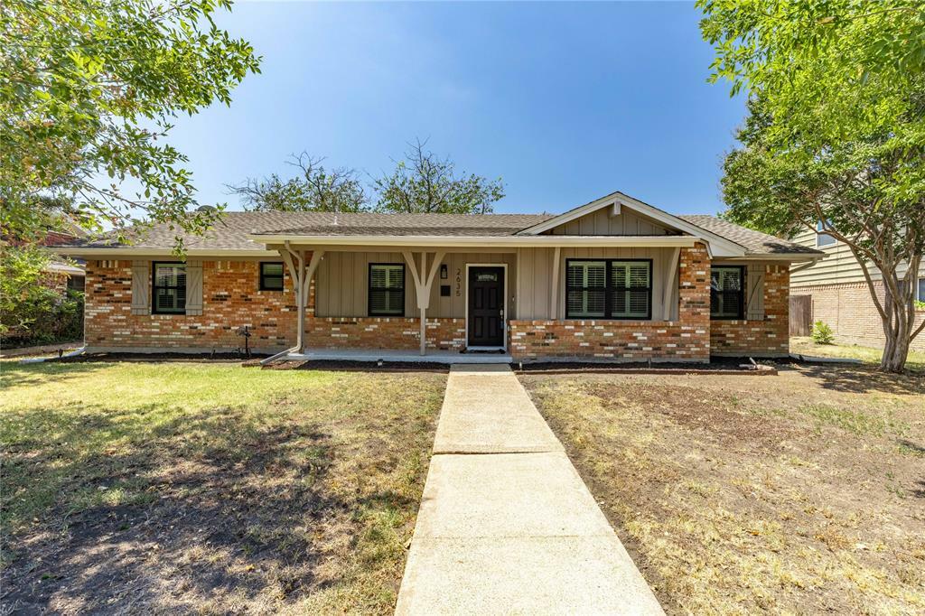 Property Photo: 2635 Beechmont Drive TX 75228