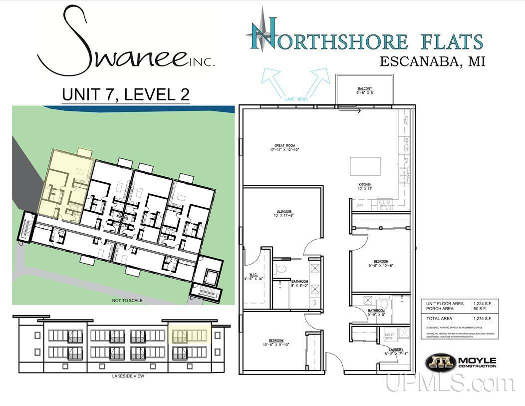 Property Photo: 200 Ludington (Unit 7 Lakeside) Street Proposed Unit 7, Lev MI 49829