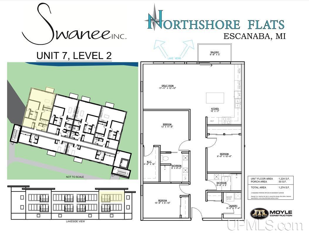Property Photo: 200 Ludington (Unit 7 Lakeside) Street Proposed Unit 7, Lev MI 49829