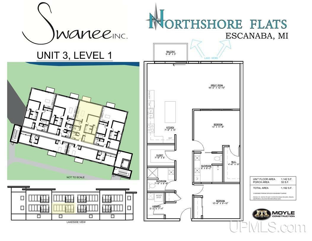 Property Photo: 200 Ludington (Unit 3 Lakeside) Street Unit 3, Level 1 Lakes MI 49829