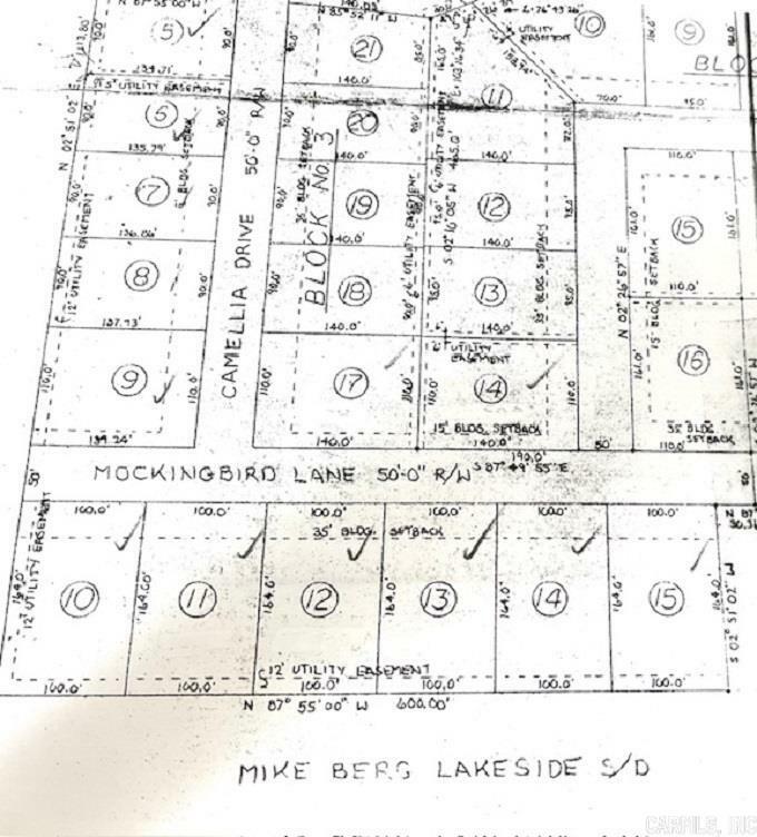 Property Photo:  Lot 13 Mockingbird Lane  AR 71701 