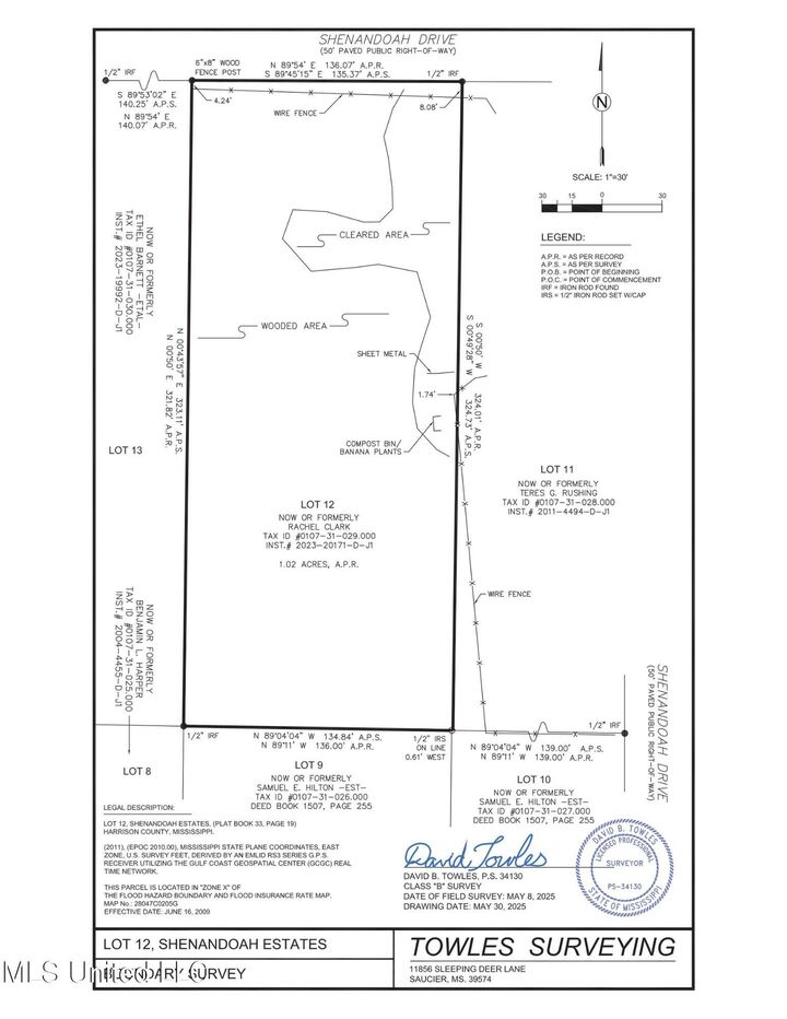 Property Photo:  29211 Shenandoah Drive  MS 39571 