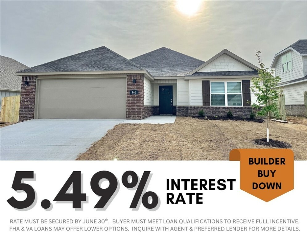 Property Photo: 462 S Benchmark Lane AR 72704