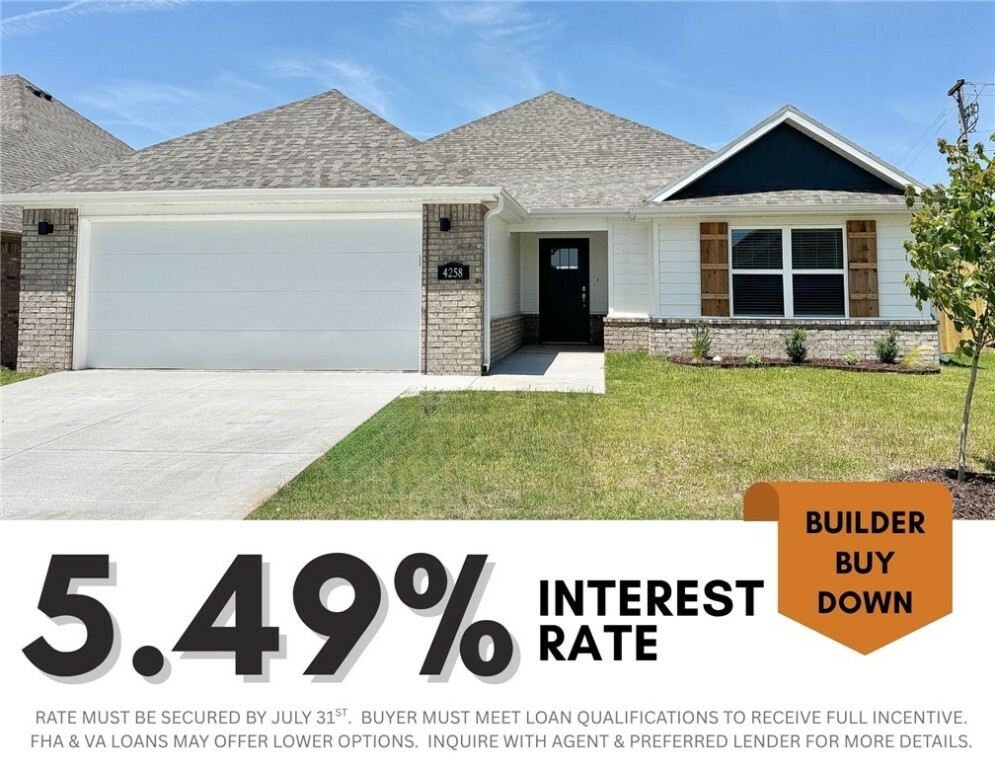 Property Photo: 4258 W Buckaroo Street AR 72704