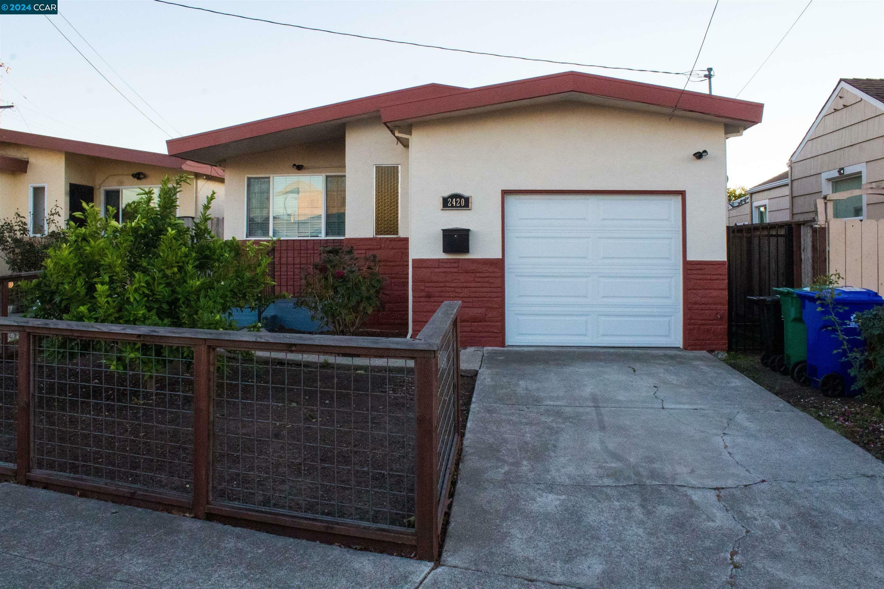 Property Photo:  2420 Bush Ave  CA 94806 