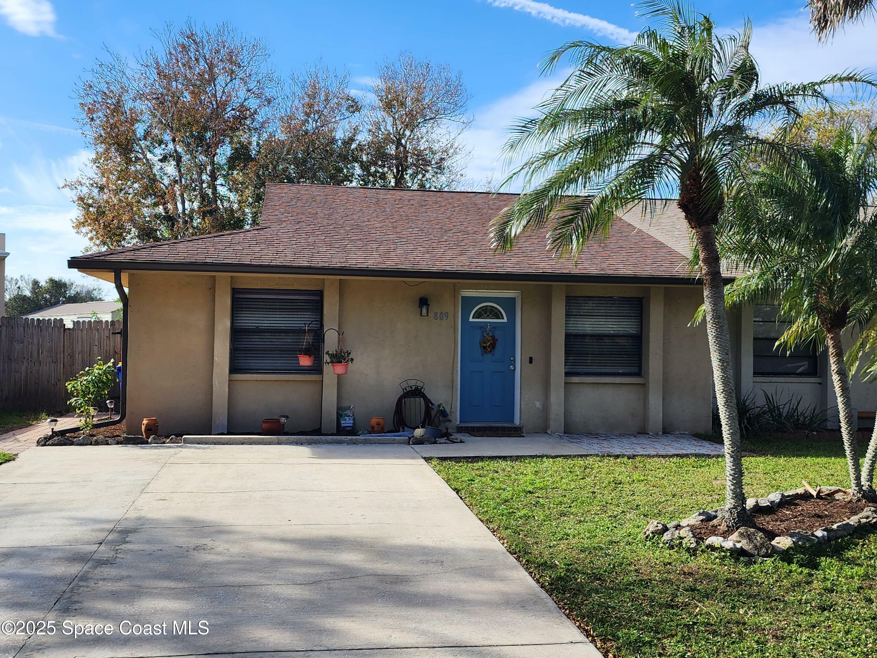 Property Photo:  809 Poinciana Street  FL 32955 