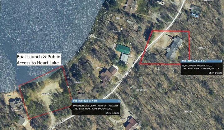 Property Photo: 1433 E Heart Lake Drive MI 49735