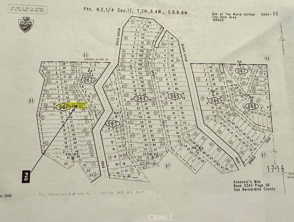 Property Photo:  0 343-061-27-000  CA 92322 