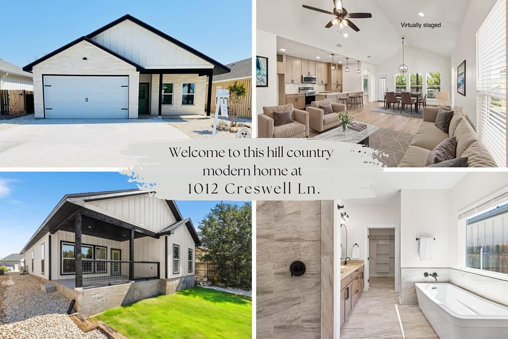 Property Photo: 1012 Creswell Ln TX 78028