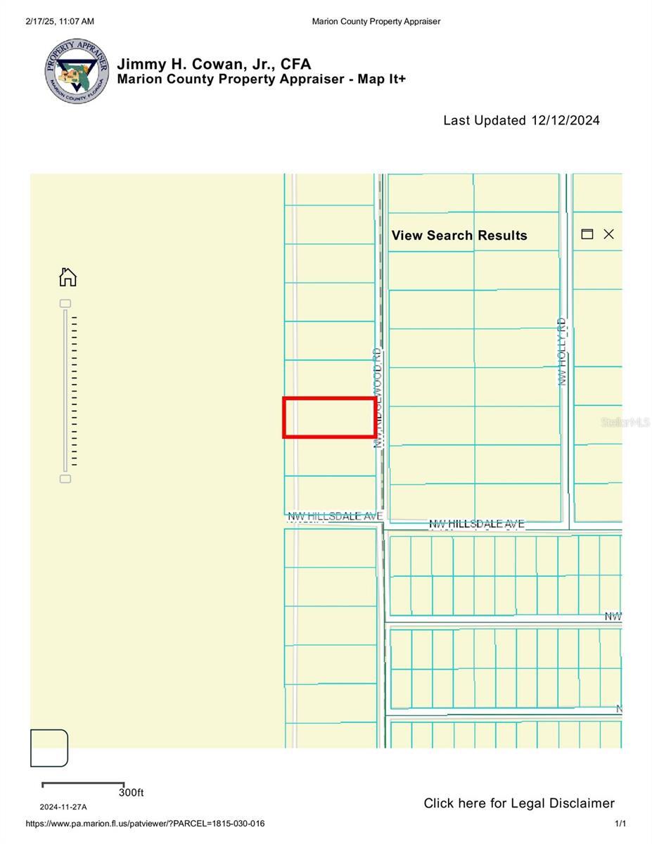 Property Photo:  Tbd NW Ridgewood Road  FL 34431 