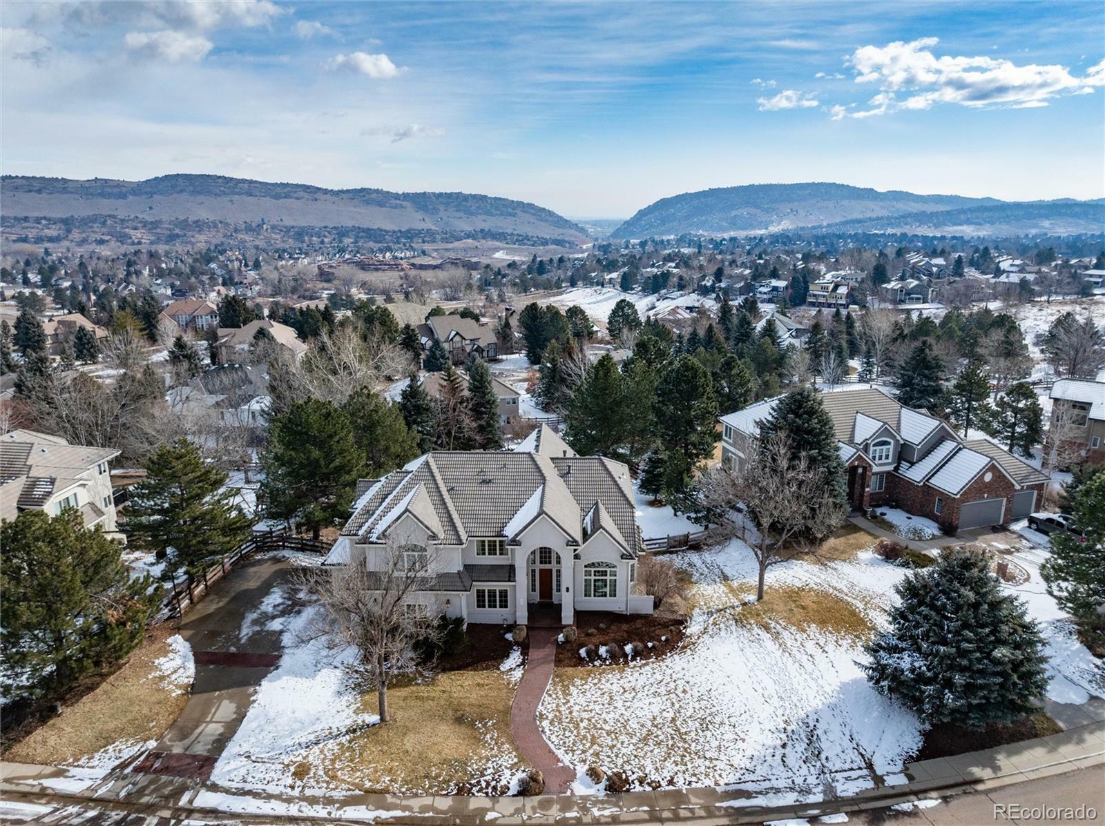 Property Photo: 8 Mountain Willow Drive CO 80127
