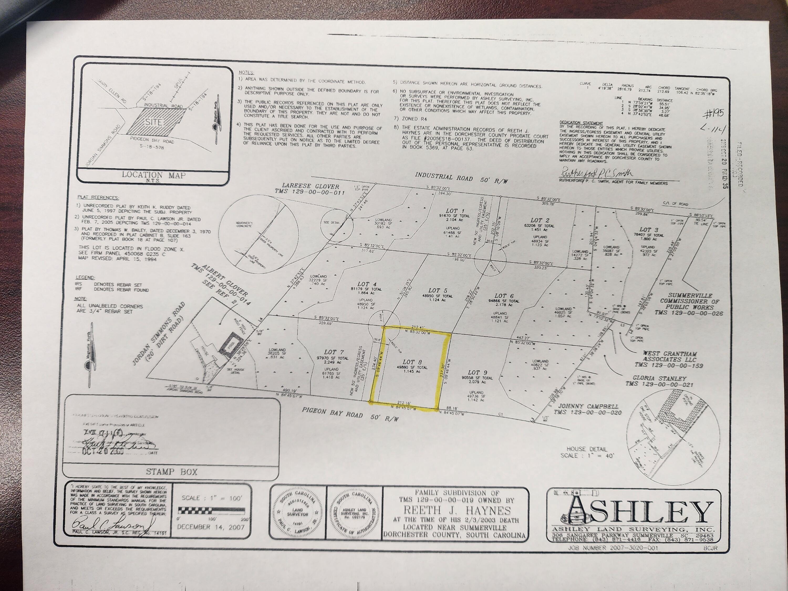 Property Photo: 0 - Lot 8 Pidgeon Bay Road SC 29485