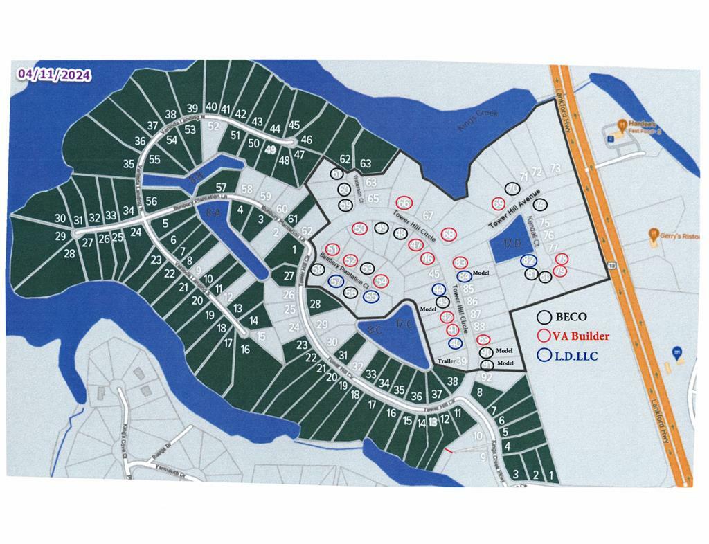 Property Photo: Lot 61 Waterson Ct VA 23310