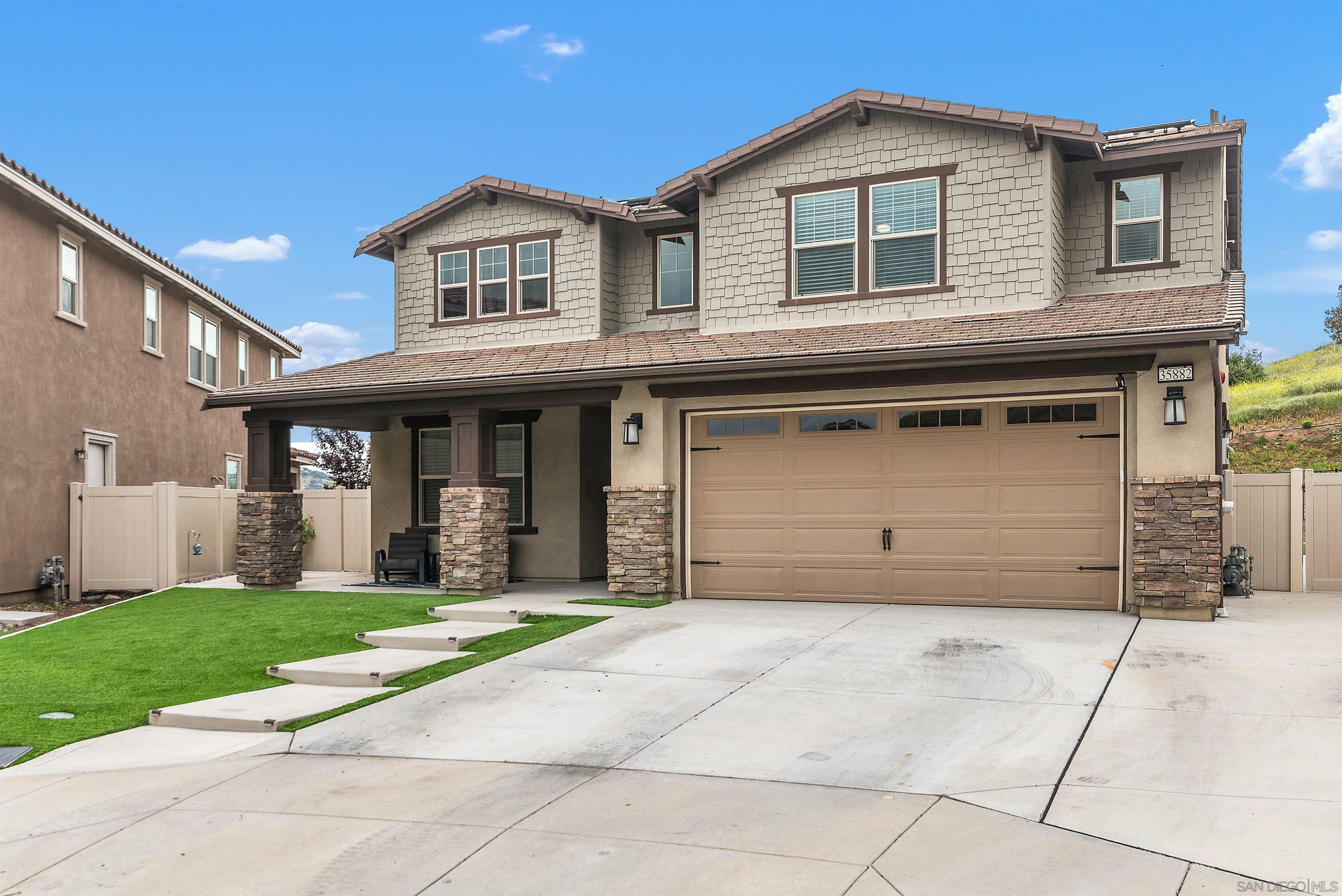 Property Photo: 35882 Blue Breton Dr CA 92028