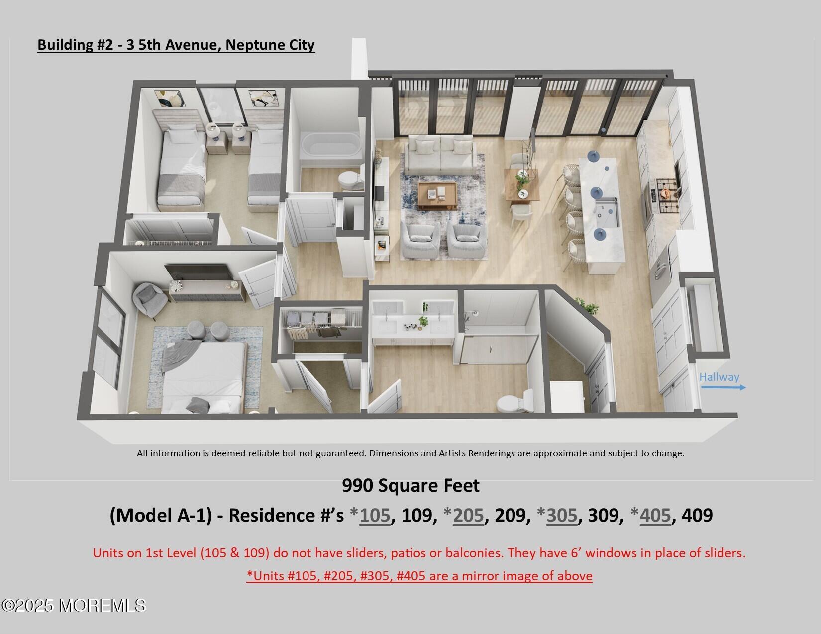 Property Photo: 3 5th Avenue Residence 109 NJ 07753