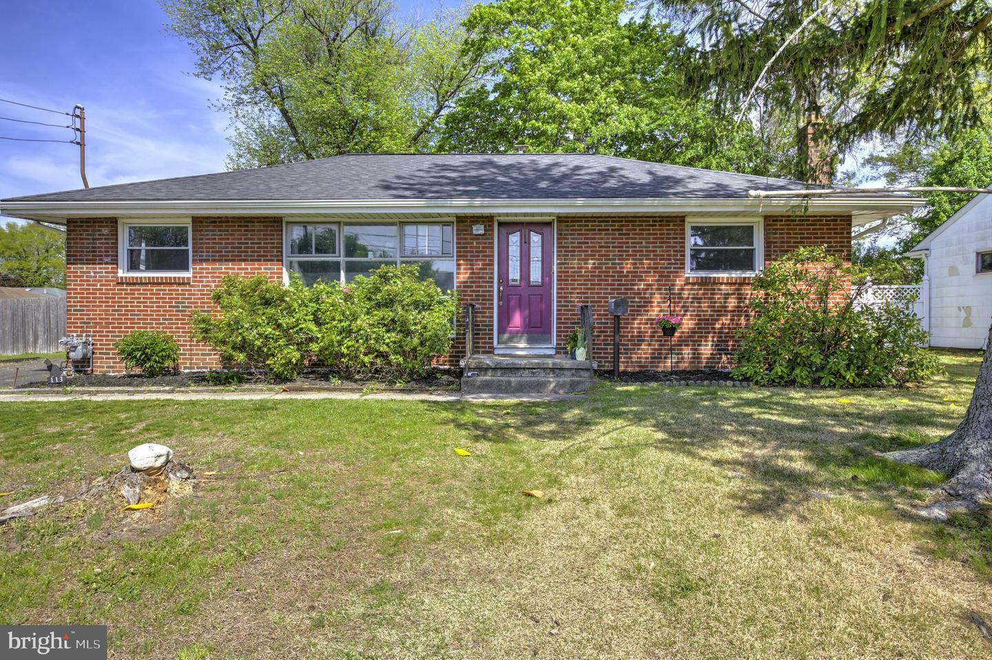 Property Photo: 113 Ellis Avenue NJ 08009