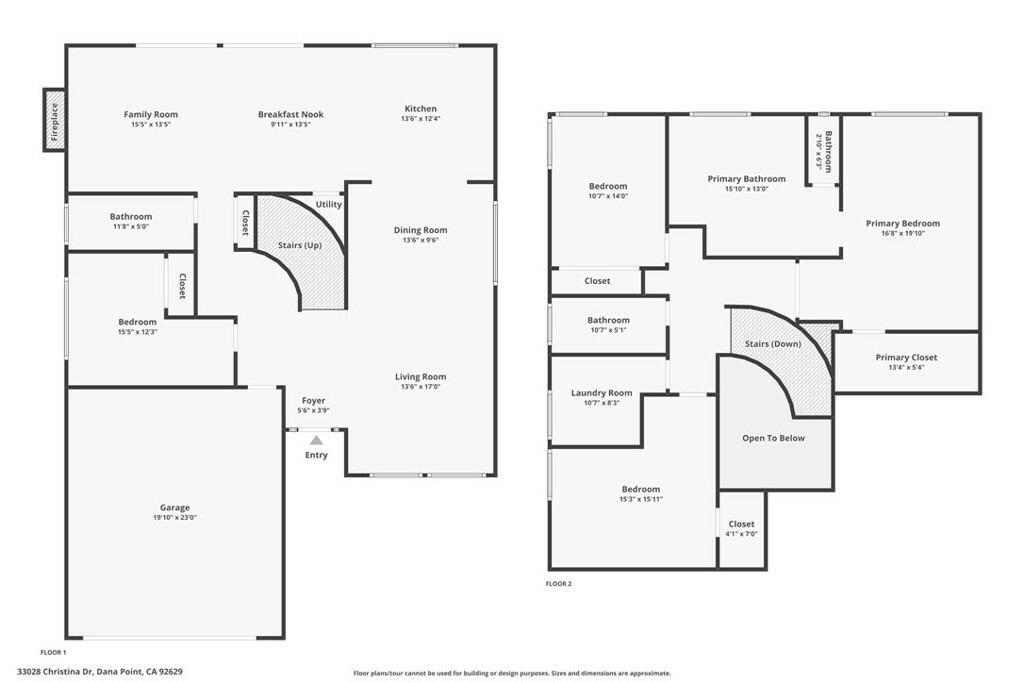 Property Photo: 33028 Christina Drive CA 92629