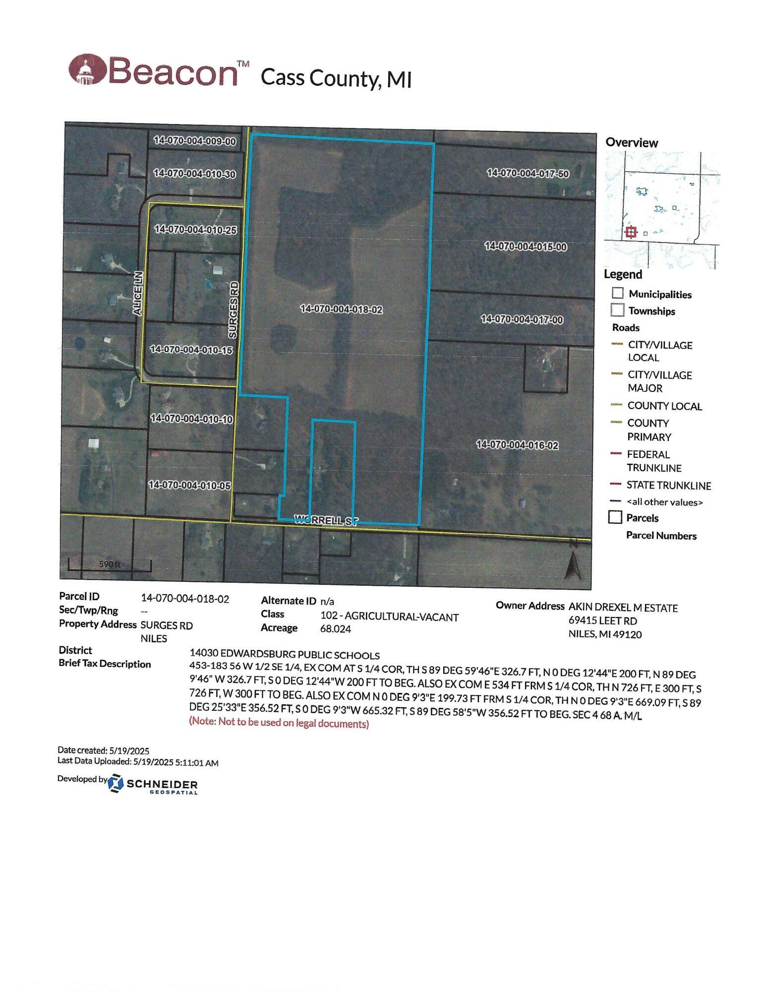 Property Photo: Surges Road MI 49120