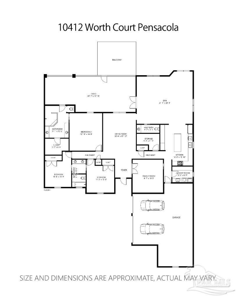 Property Photo: 10412 Worth Ct FL 32514