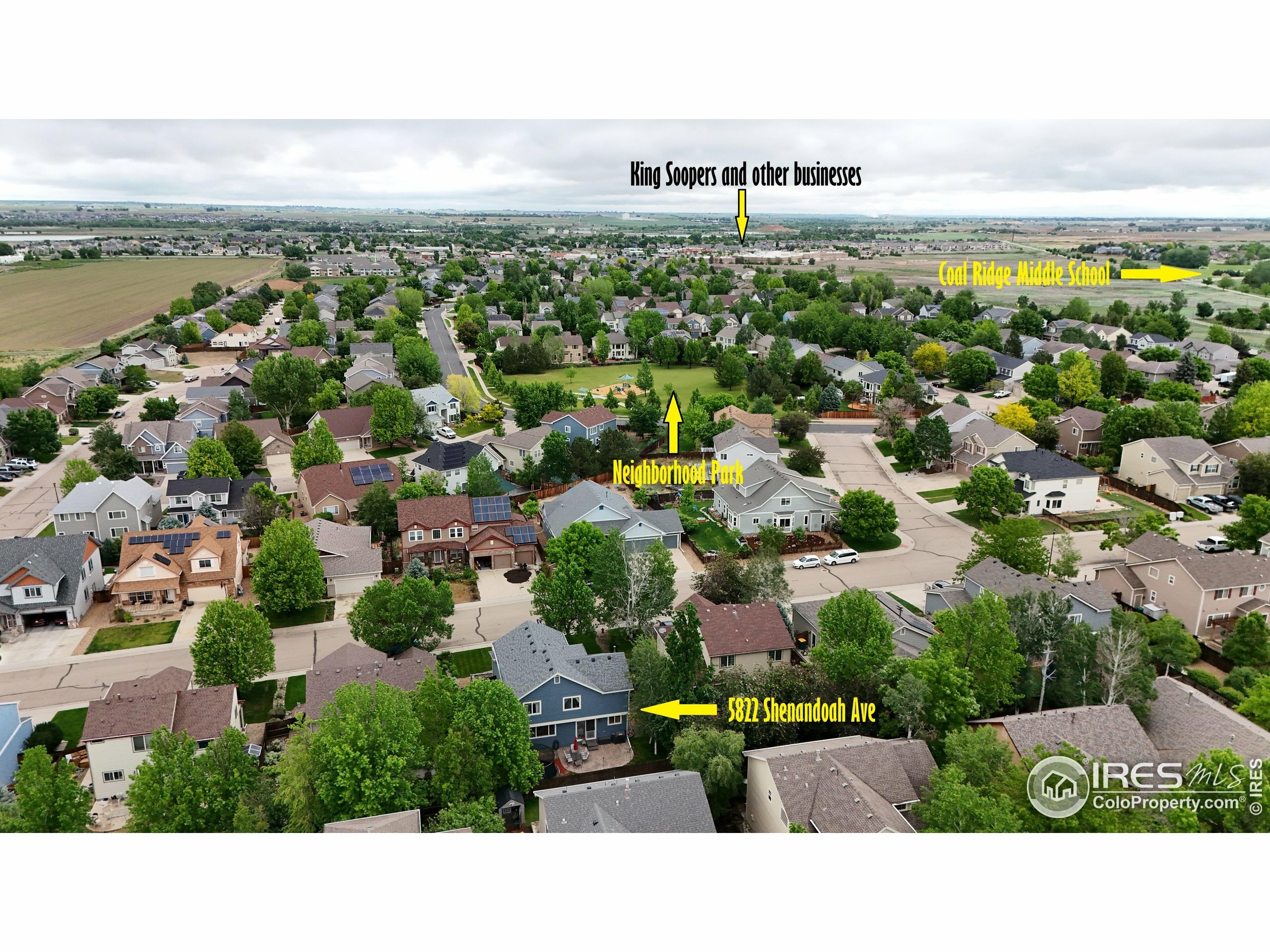 Property Photo: 5822 Shenandoah Ave CO 80504