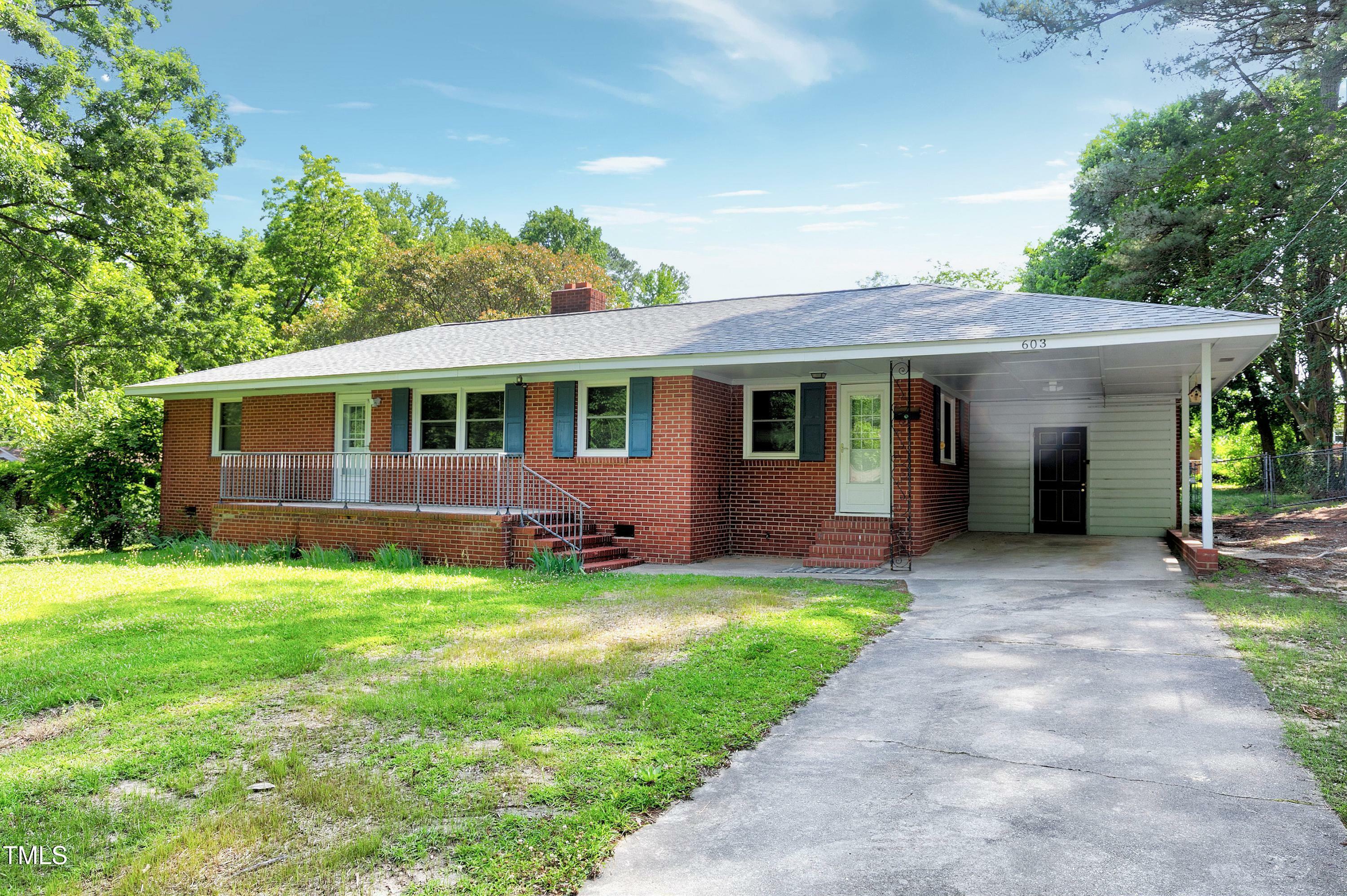 Property Photo: 603 Nellane Drive NC 27529