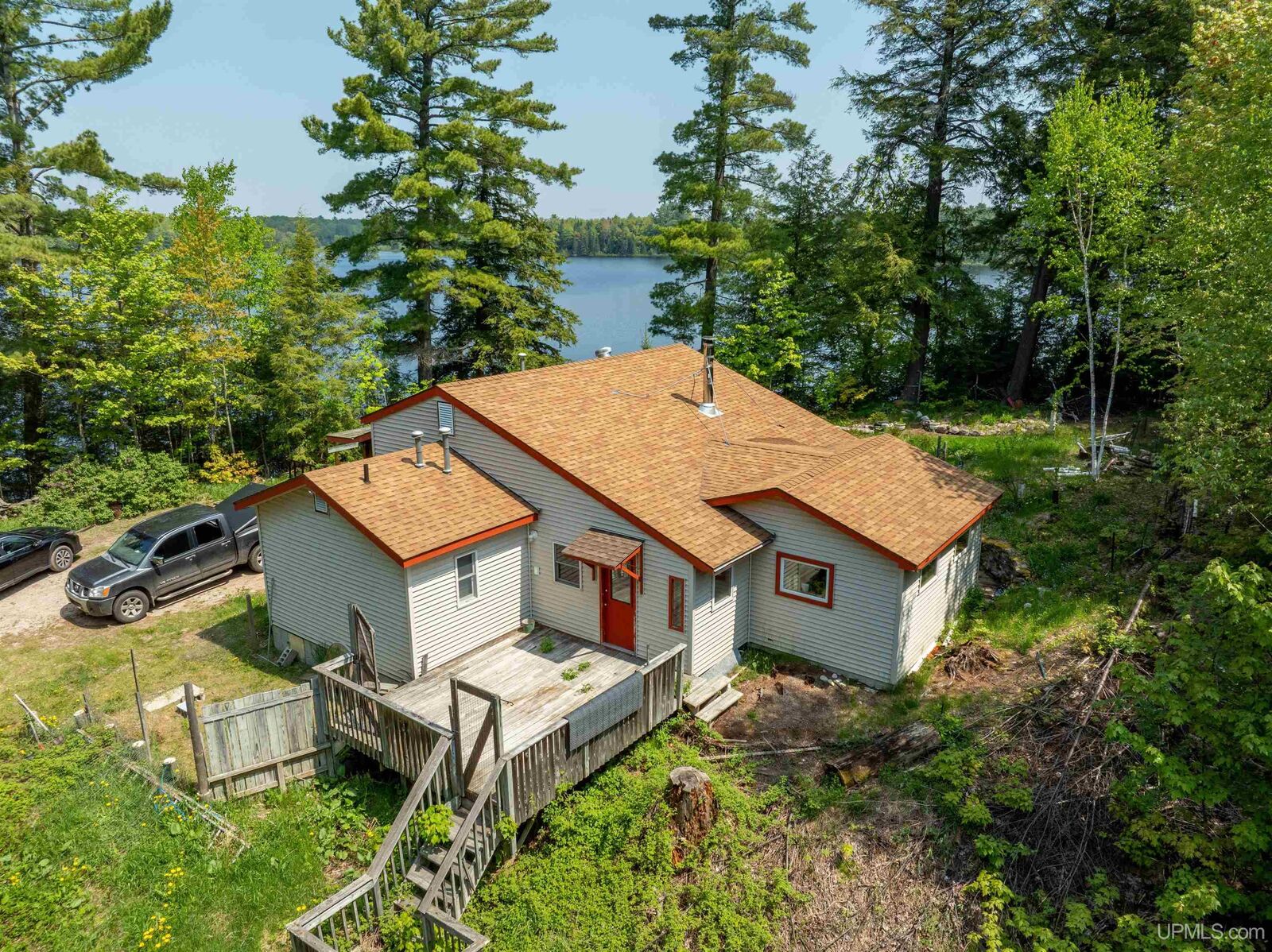 Property Photo:  14460 N Crooked Lake Road  MI 49884 