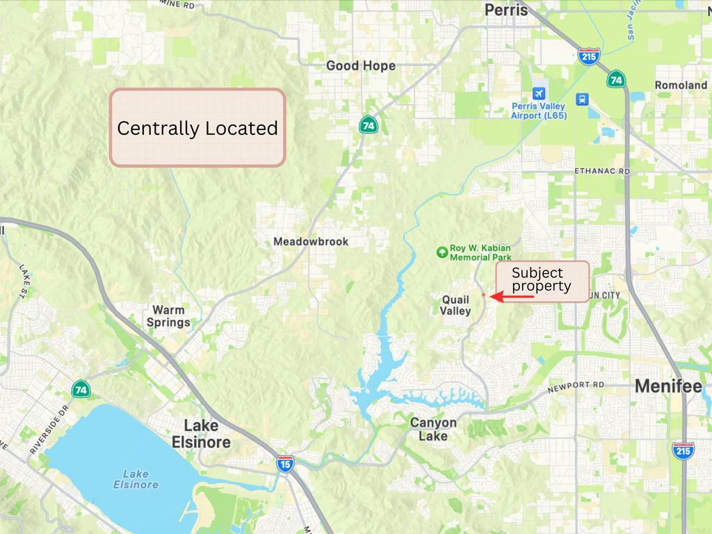Property Photo: 28470 Goetz Road CA 92587