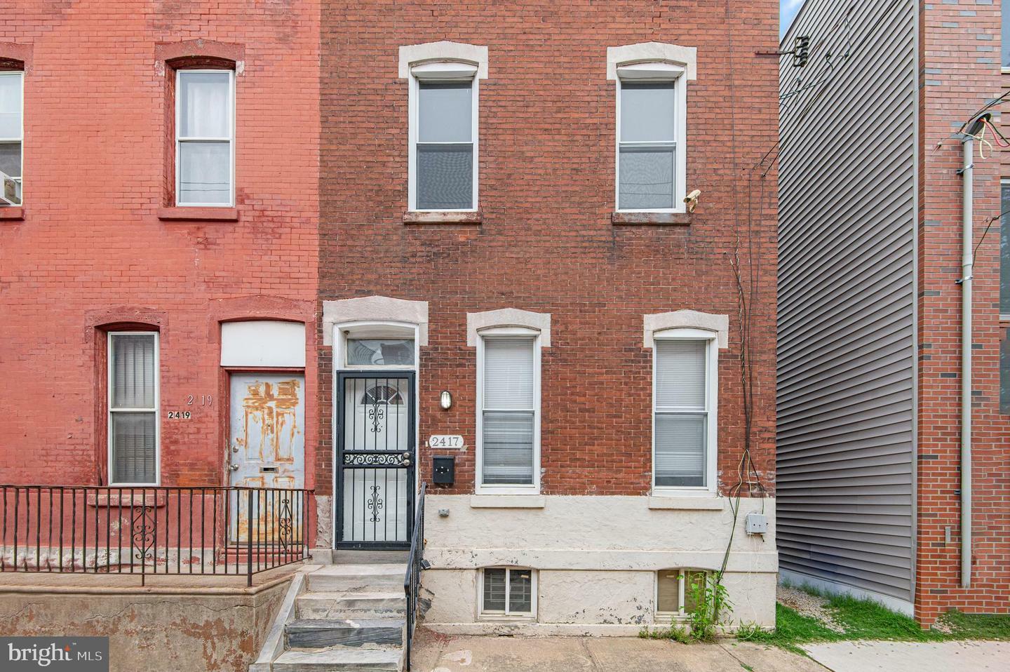 Property Photo: 2417 W Master Street PA 19121