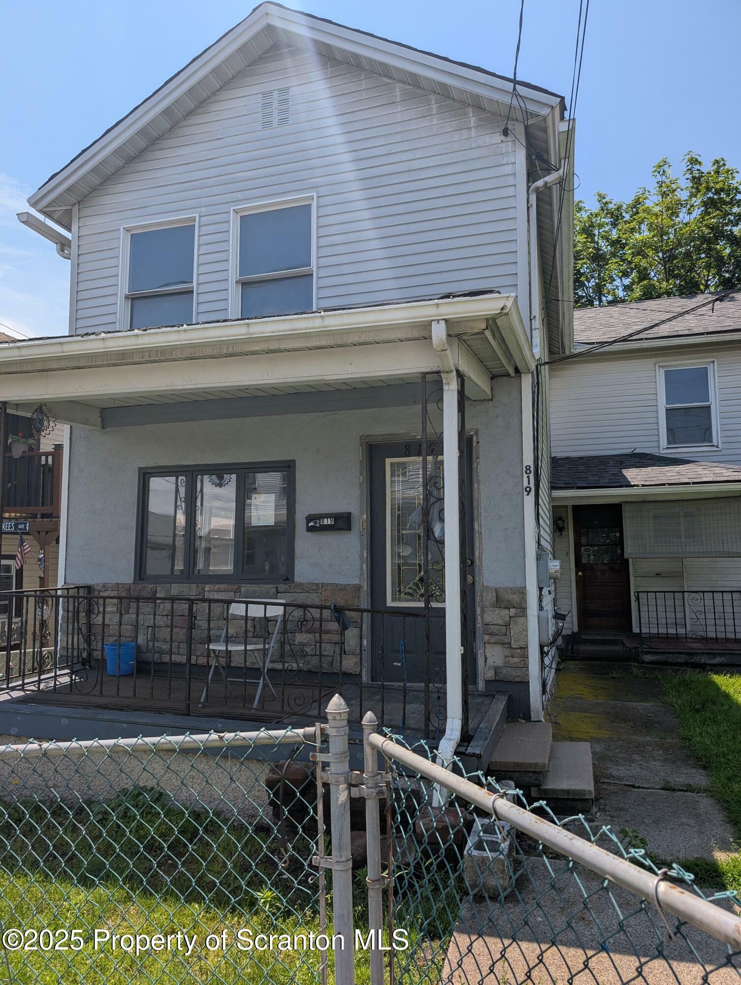 Property Photo: 819 Luzerne Street PA 18504