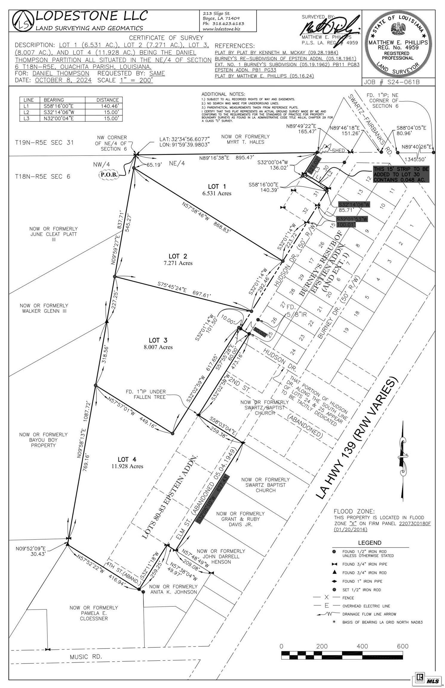 Property Photo: Lot 2 Hudson Drive LA 71203