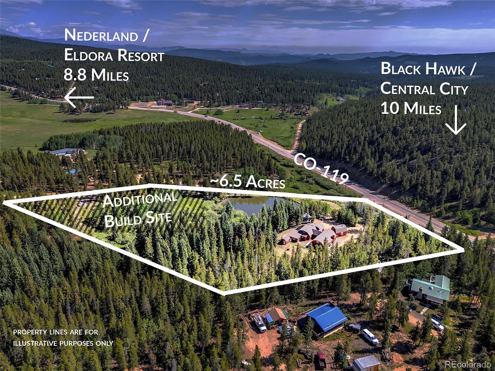 Property Photo: 16903 Highway 119 CO 80422