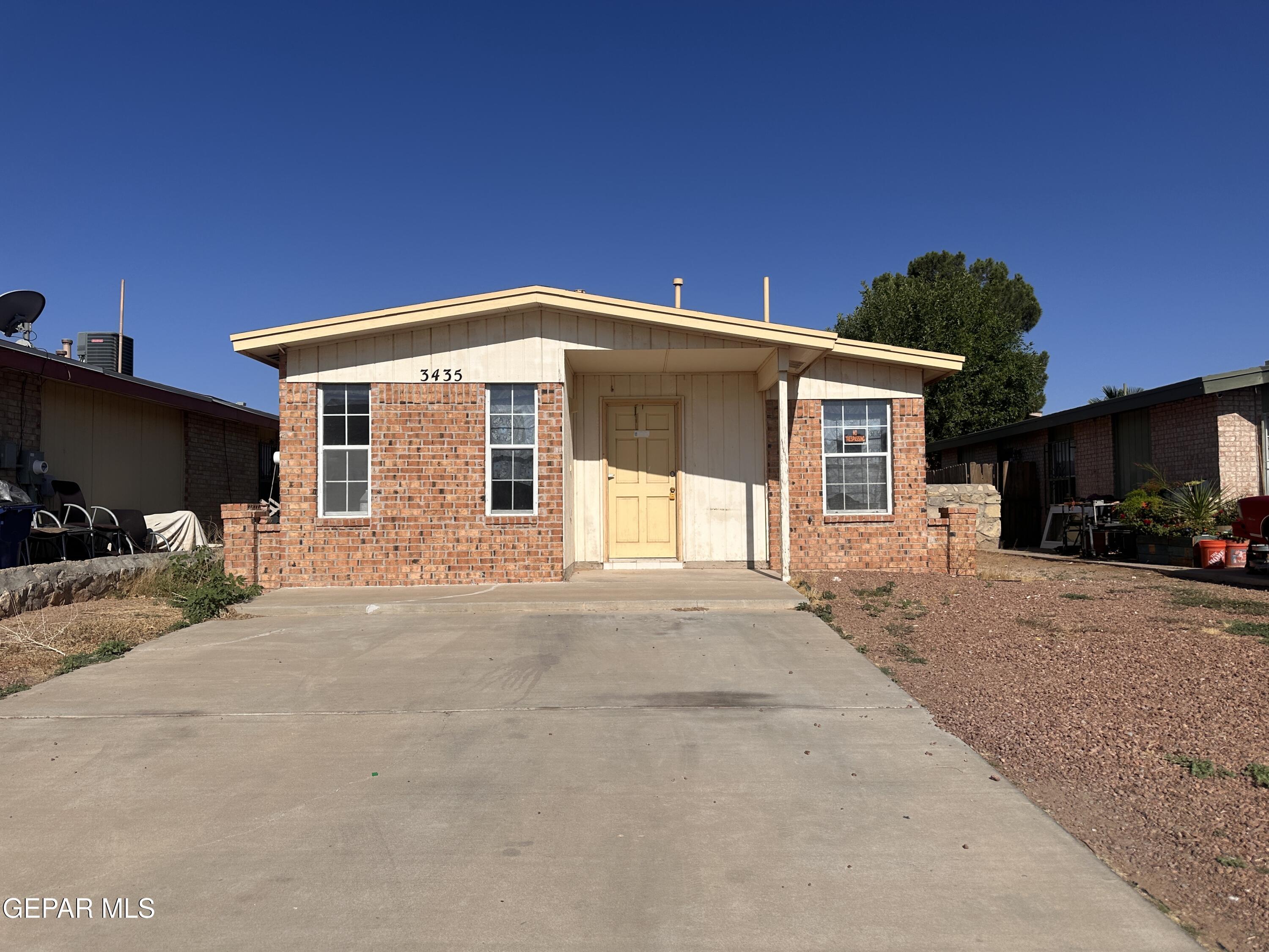 Property Photo: 3435 Chickasaw Drive TX 79936