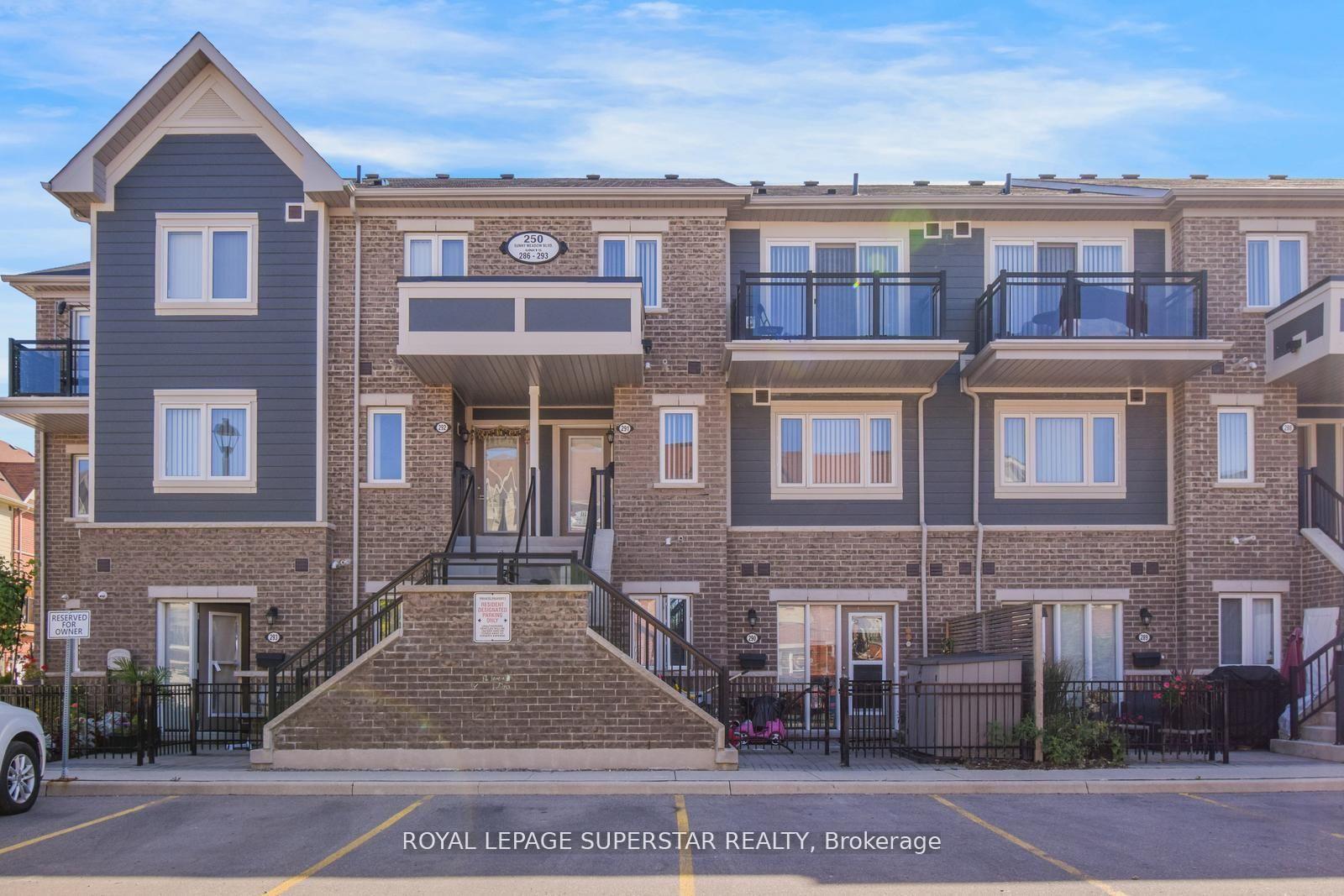 Property Photo: 250 Sunny Meadow Boulevard 291 ON L6R 3Y7