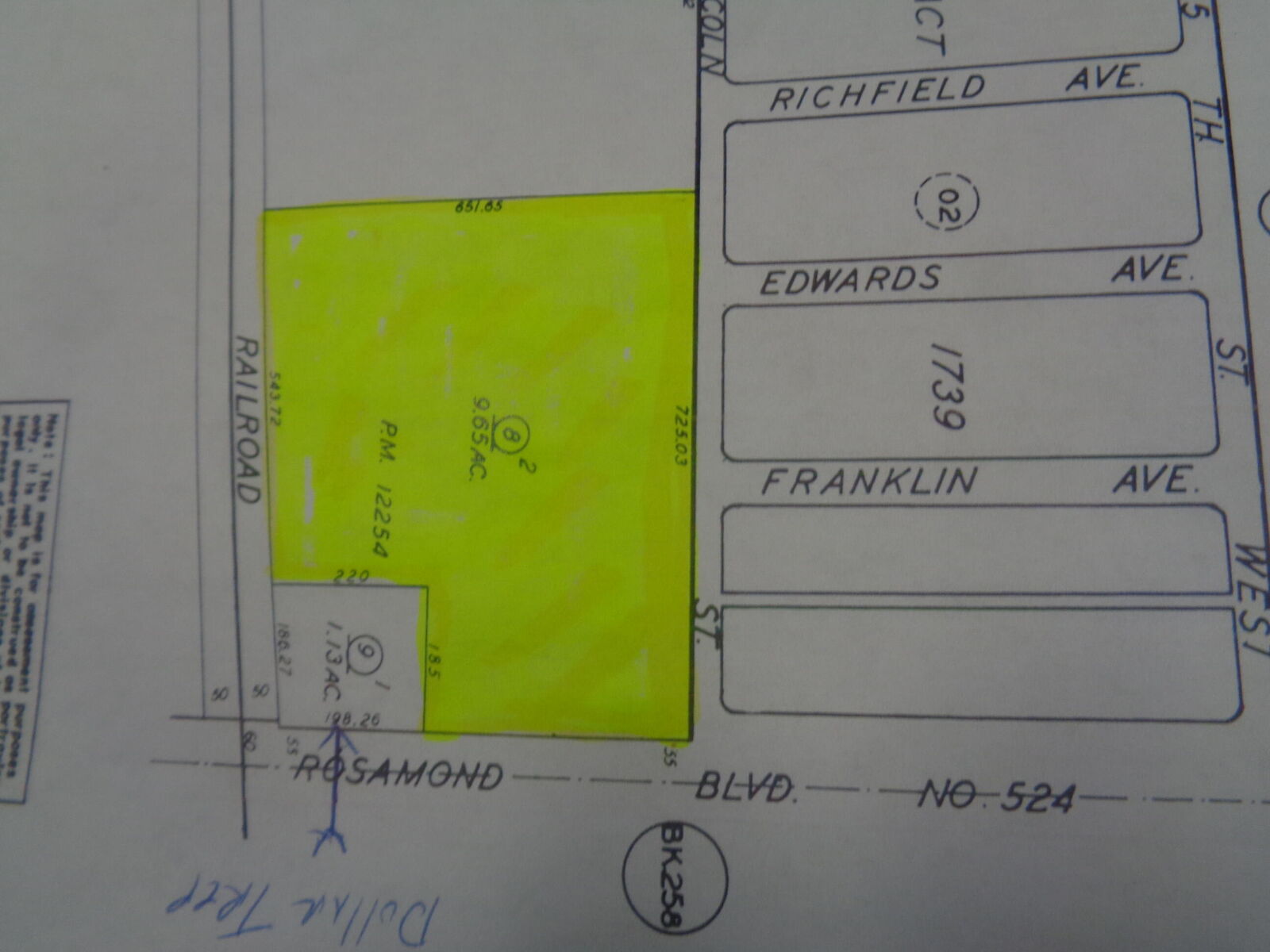 Property Photo: 1605 W Rosamond Blvd. Boulevard CA 93560