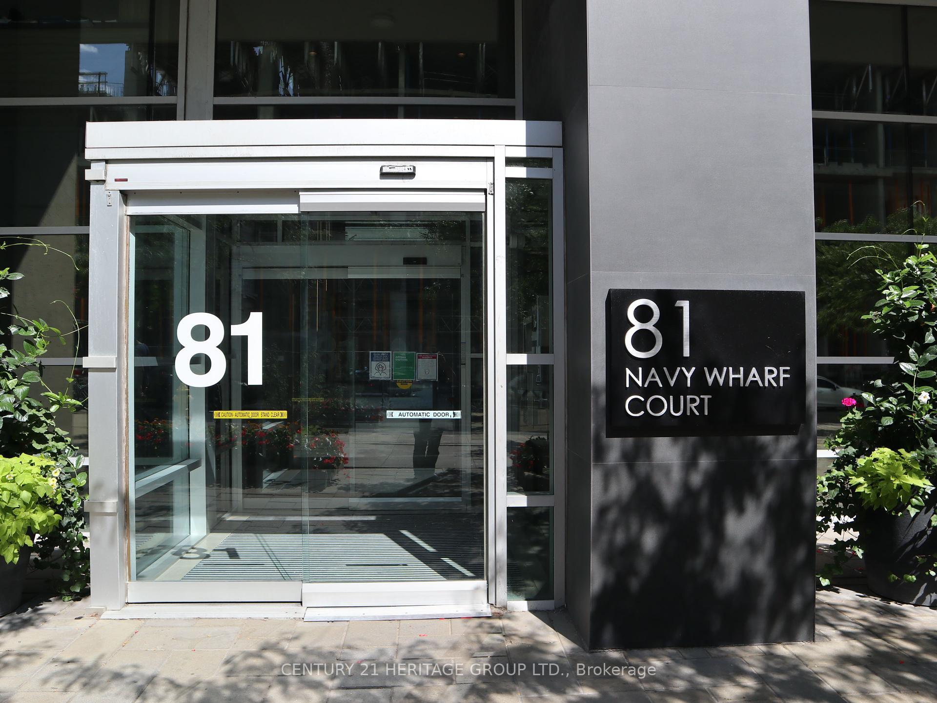 Property Photo: 81 Navy Wharf Court 1507 ON M5V 3S2