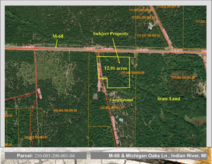 12 Acres Michigan Oaks Lane  Indian River MI 49749 photo
