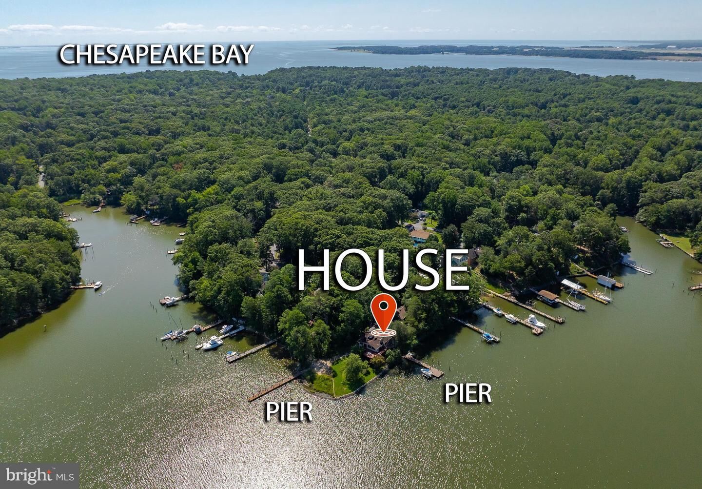 Property Photo: 222 Harbor Drive MD 20657
