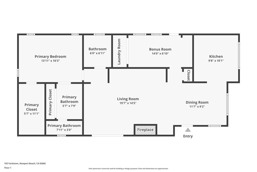 Property Photo: 103 Yorktown CA 92660