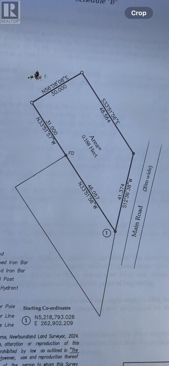 Property Photo:  Lot 1 Main Road  NL A0B 3A0 