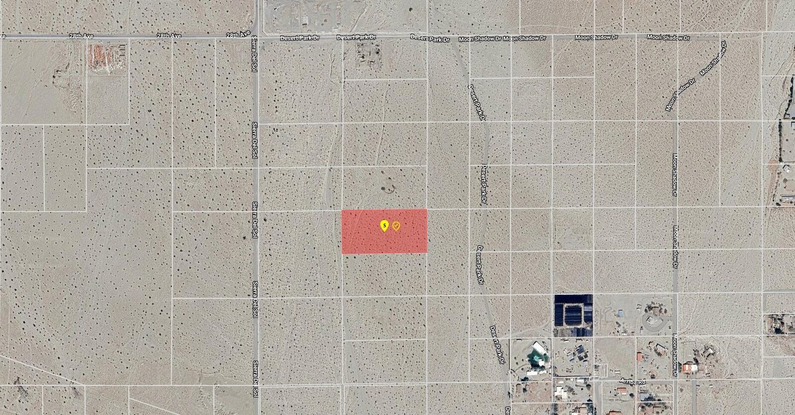 Property Photo: 0 Desert Park Drive CA 92276